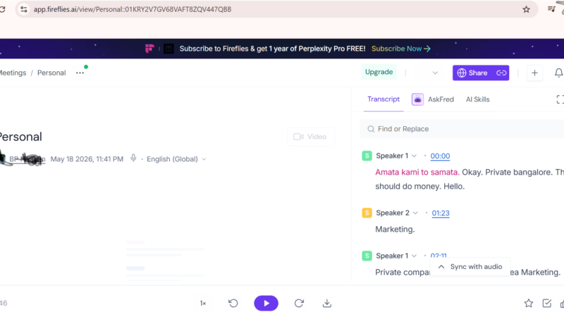 Fireflies.ai Review 2026 — Is This AI Meeting Assistant Worth It? screenshot