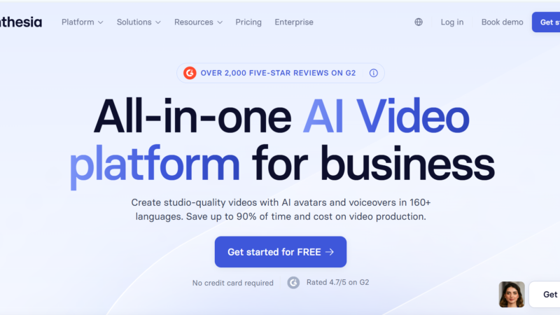 Synthesia – Free AI Avatar Video Platform screenshot