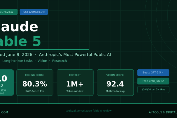 Claude Fable 5 Review Features, Pricing & vs ChatGPT | Toolszai